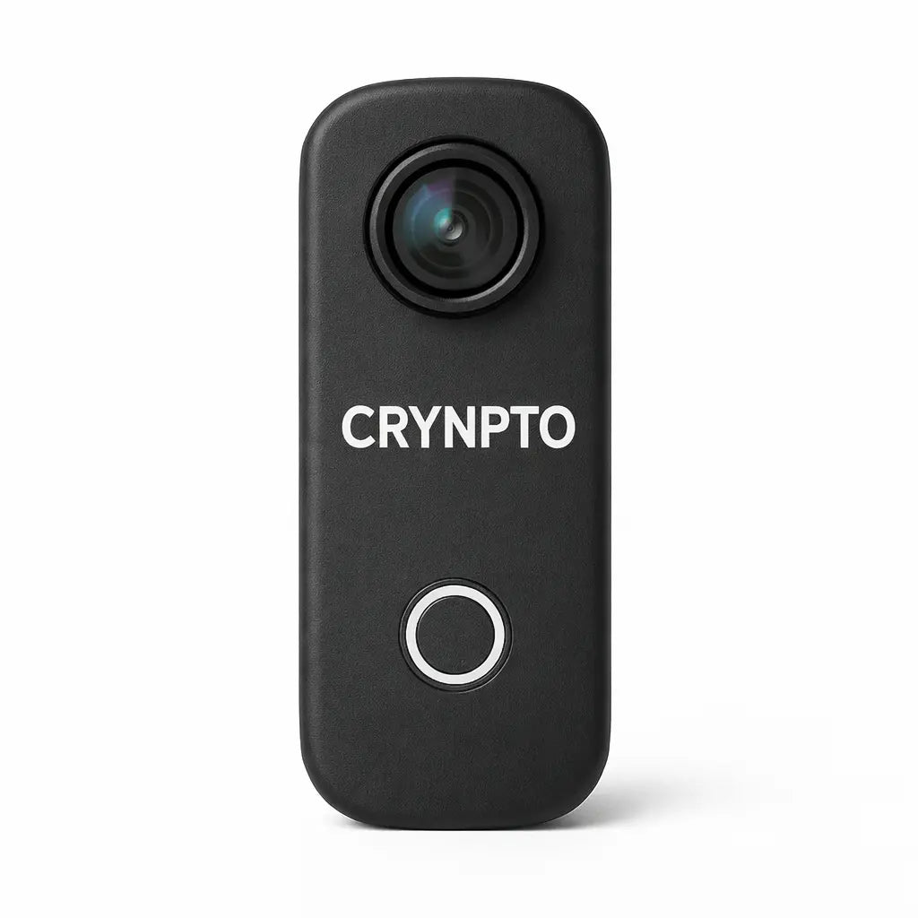 Crynpto Camera Compact 4K Wearable POV Action Camera