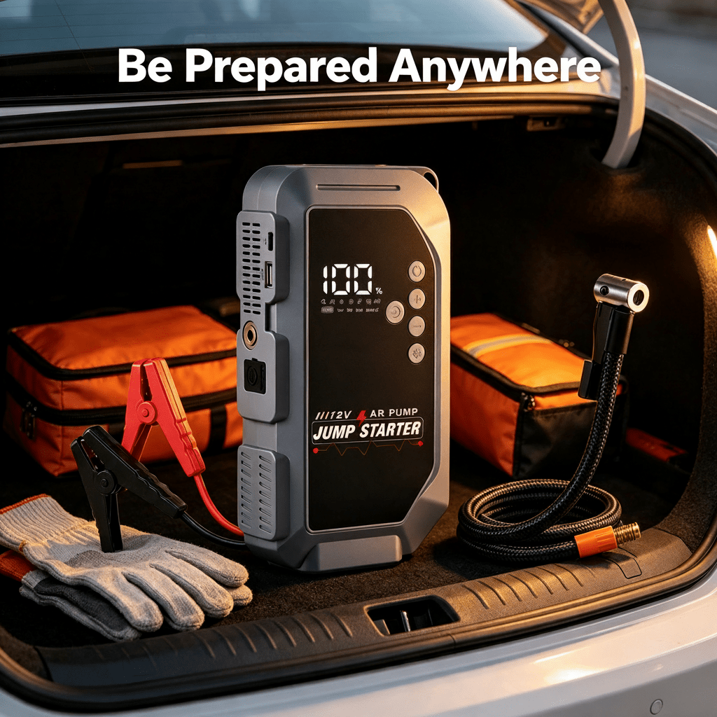 Crynpto 4 in 1 Jump Starter - Crynpto