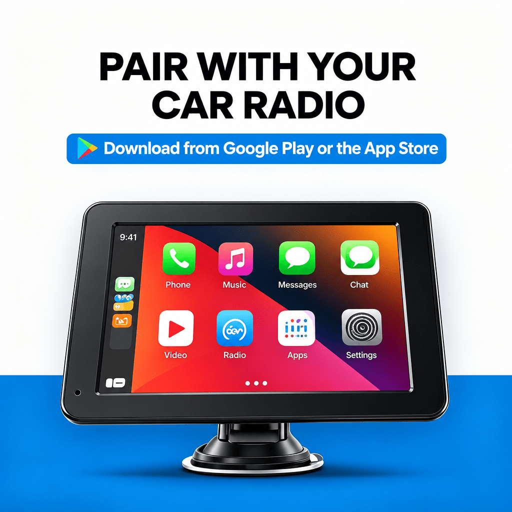 Crynpto 7"Inch Carplay Screen - Crynpto